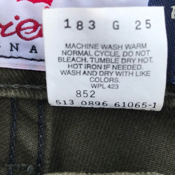 Levi’s 540 tm Relaxed Fit Green Jeans W35 L32 - Picture 5 of 8